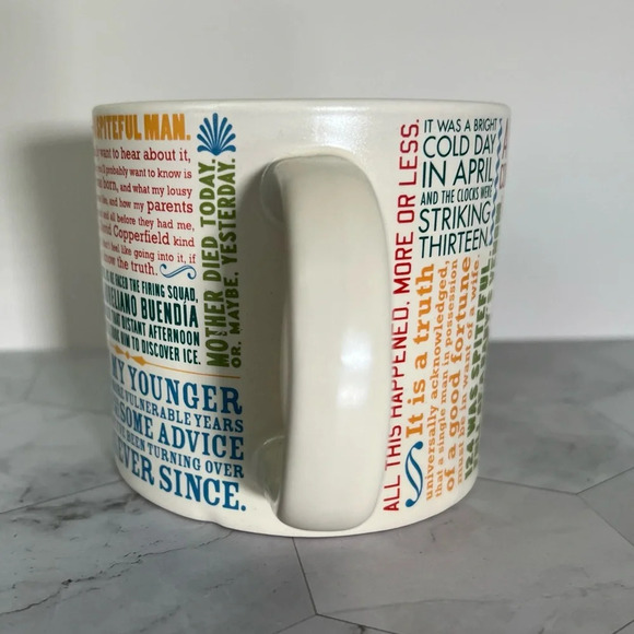 Unemployed Philosophers Guild Great Literary Openings Mug Book Lovers Gift - Picture 6 of 7